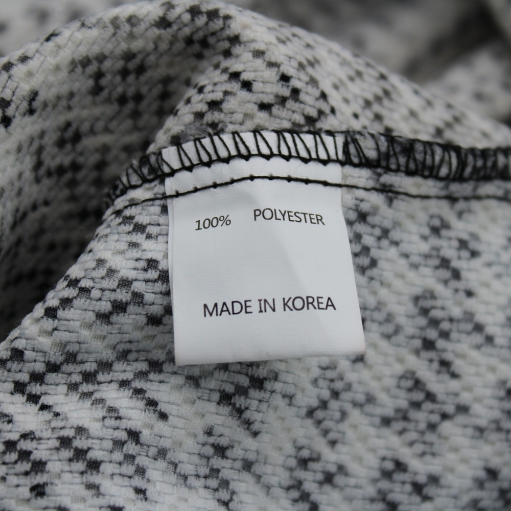 Damee Inc Black & White Woven Blazer Small - Picture 9 of 9